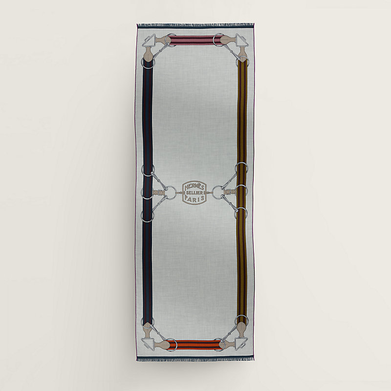 Tatersale rectangle - Grey | Hermès USA